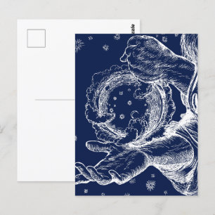 Postal El rubaiyat de la creación de Omar Khayyam