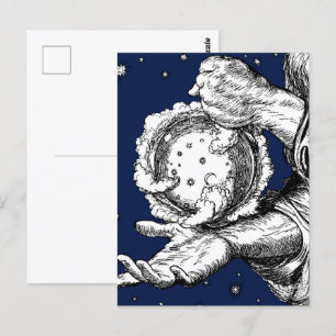 Postal El rubaiyat de la creación de Omar Khayyam