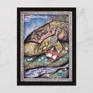 Postal El Rubaiyat de Omar Khayyam