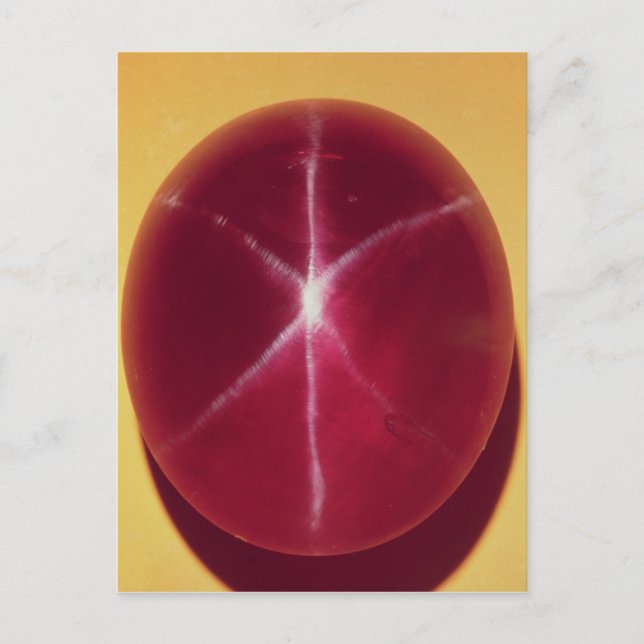 Postal El rubí de la estrella de "Rosser Reeves" (Anverso)