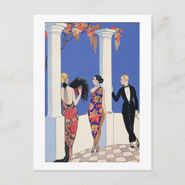 Postal El sabor de los sacuditos, 1922 (huella de pochoo) (Anverso)