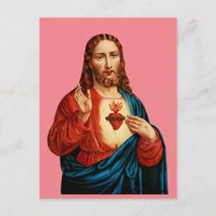 Postal El Sagrado Corazón de Jesús