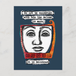 Postal El Salami Es Una Deliciosa Postcarta