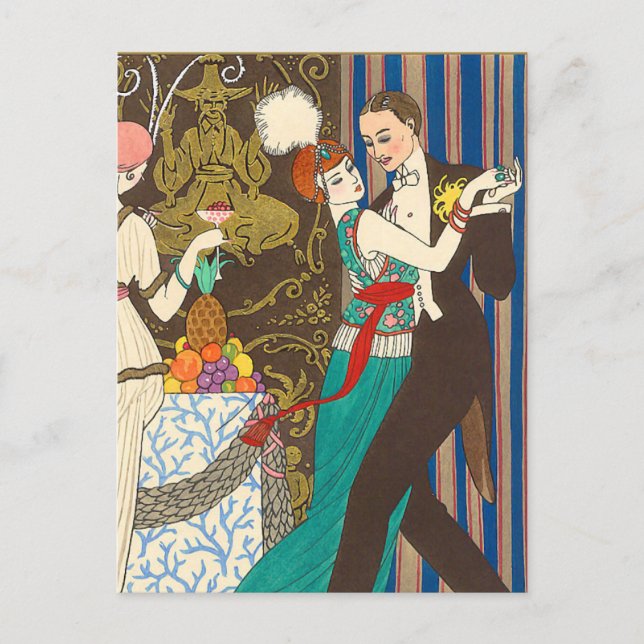 Postal El salón de baile (Anverso)