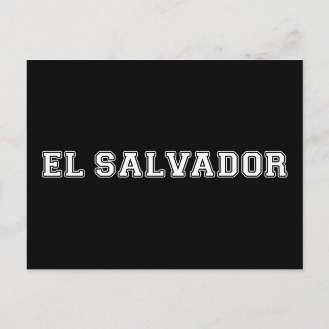 Postal El Salvador (Anverso)