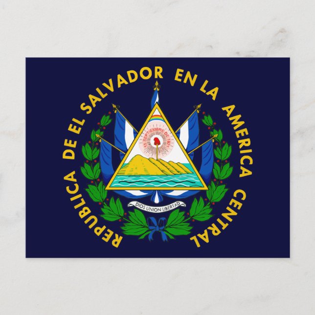 Postal El Salvador COA (Anverso)