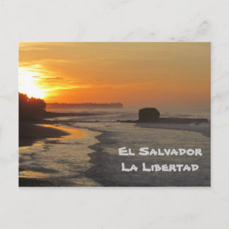 Postal El Salvador, La Libertad, El Sunzal