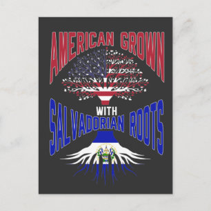 Postal El salvadoreño americano remonta a la bandera de E