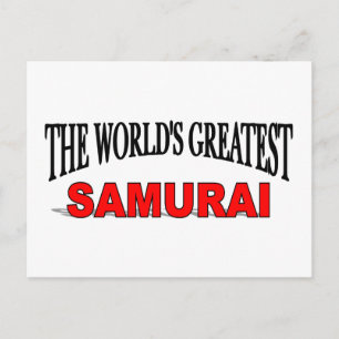 Postal El Samurai más grande del mundo