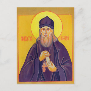 Postal El Santo Mártir Palladius Popov Ícono Ortodoxo