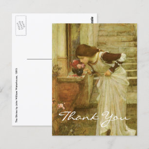 Postal El Santuario de John William Waterhouse