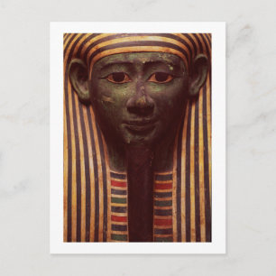 Postal El sarcófago de Psametik (664-610BC) detalle de