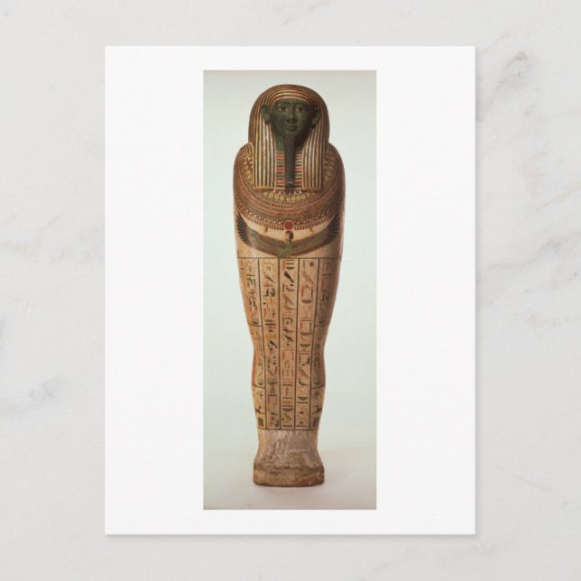 Postal El sarcófago de Psamtik I (664-610 a.C.) Tarde por (Anverso)