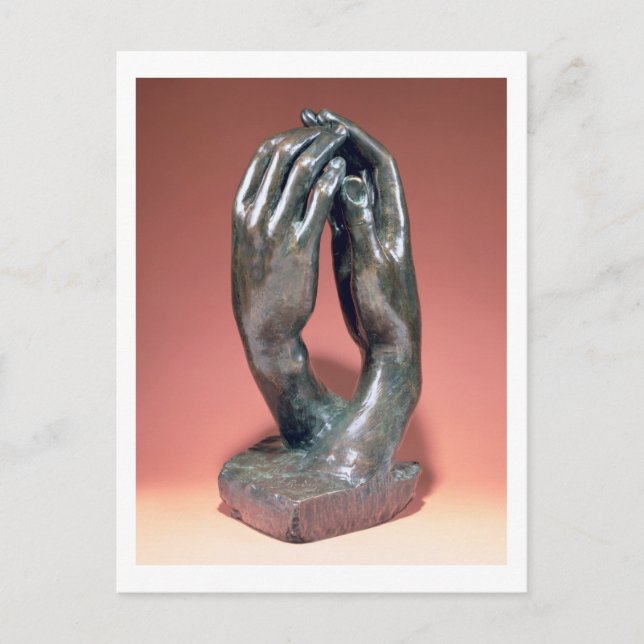 Postal El secreto, c.1910 (bronce) (véase también 42017) (Anverso)