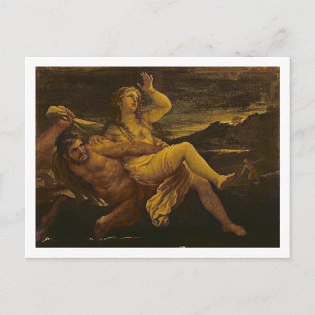 Postal El secuestro de Deianeira (Anverso)