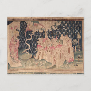 Postal El segundo ángel anuncia la caída de Babilonia