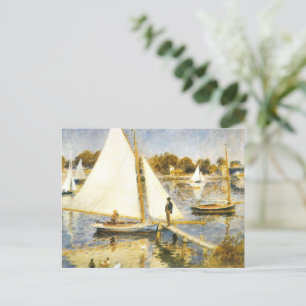 Postal El Sena de Argenteuil Auguste Renoir