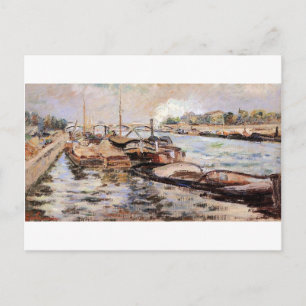 Postal El Sena de Armand Guillaumin