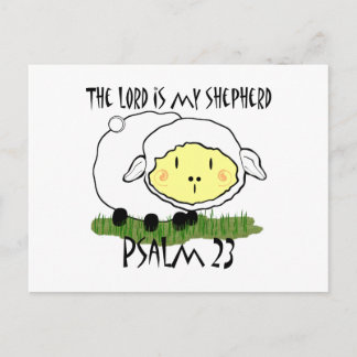 Postal El SEÑOR es mi pastor Salmo 23 Camiseta Infantil-