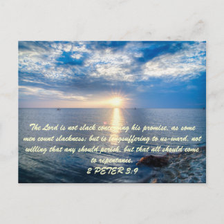 Postal El Señor no es flojo en cuanto a su promesa, como