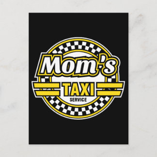 Postal El servicio de taxi de mamá