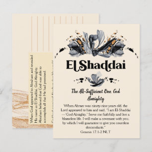 Postal El Shaddai   Nombres de las escrituras devoradoras