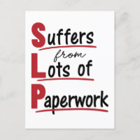 El SLP sufre por la terapia del habla con mucho pa