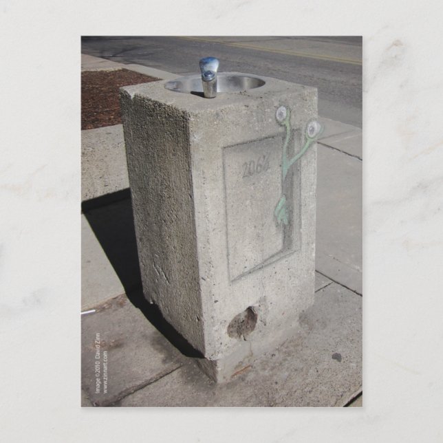 Postal el sluggo surge de la hibernación (Anverso)