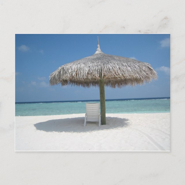 Postal El sol, el mar, la arena y la sombra (Anverso)