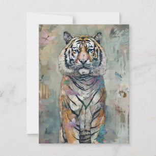 Postal El solitario tigre