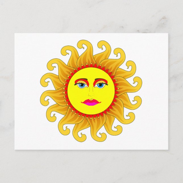 Postal el solsticio de verano (Anverso)