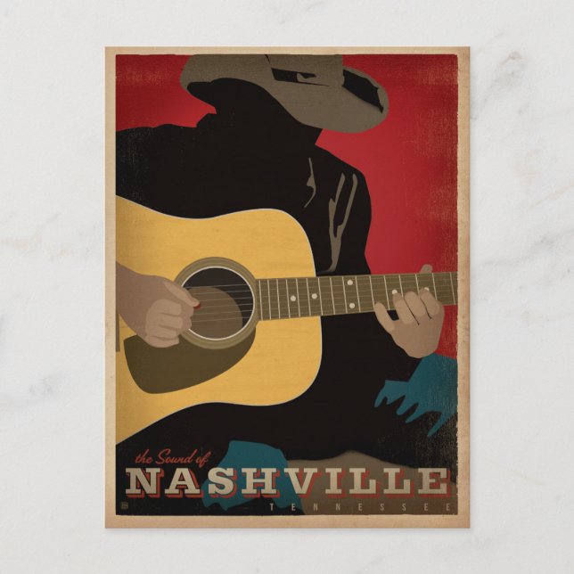 Postal El sonido de Nashville (Anverso)
