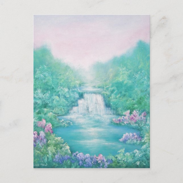 Postal El sonido del agua 2012 (Anverso)