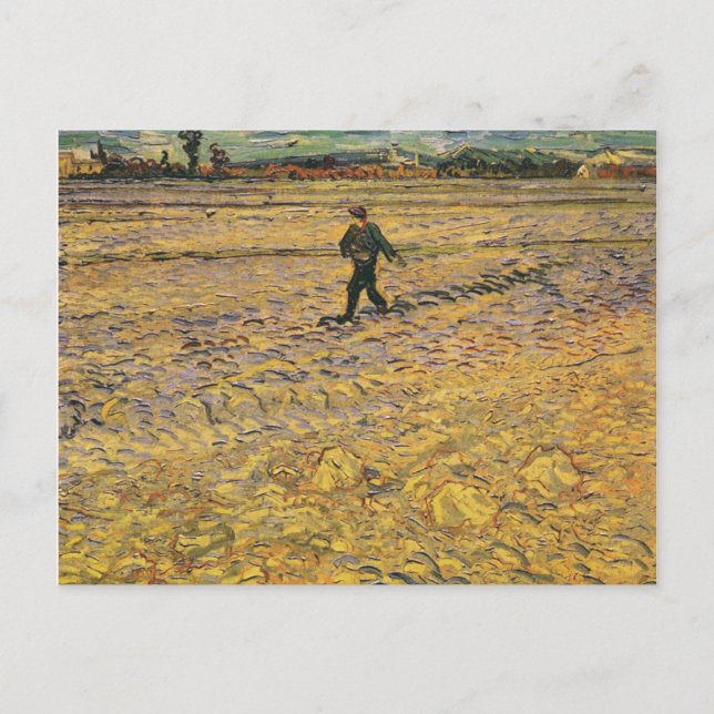 Postal El Sower, Vincent van Gogh (Anverso)