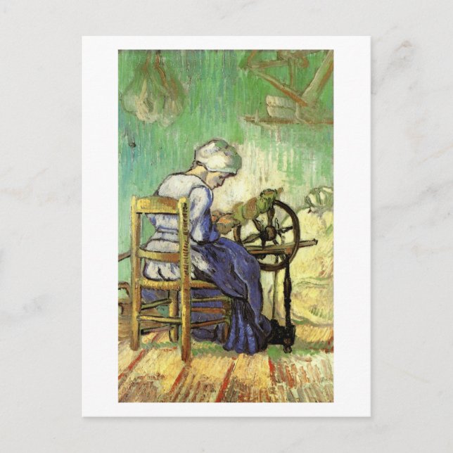 Postal El Spinner, el Bella Artes Van Gogh (Anverso)