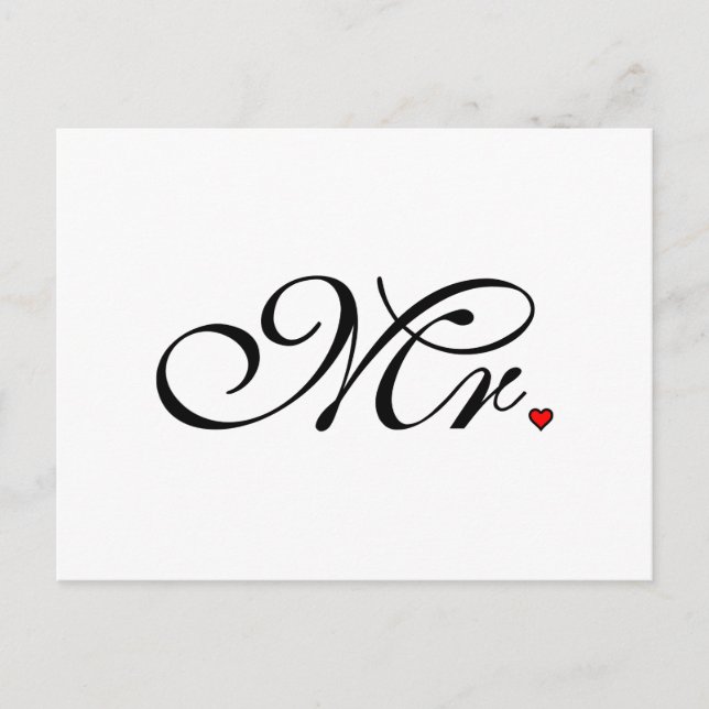 Postal El Sr. Husband Groom Sus Nuevas Cameras (Anverso)