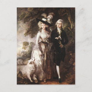 Postal El Sr. Thomas Gainsborough y la Sra. William Halle