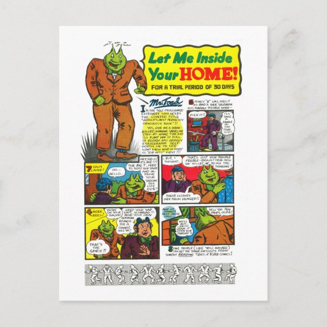 Postal ¡El Sr. Toad cambiará su vida! (Anverso)