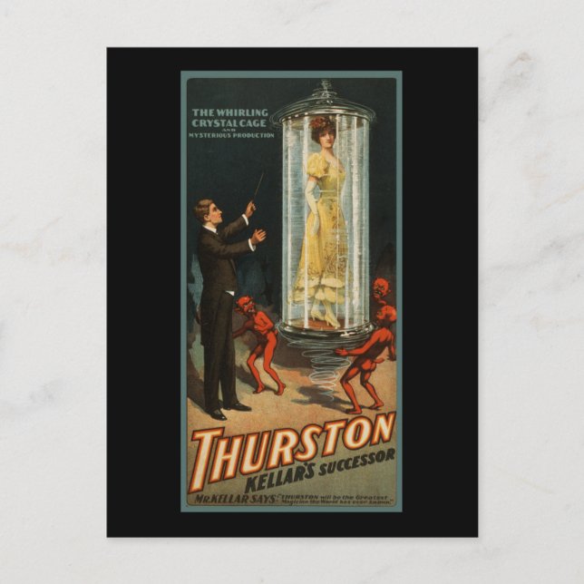Postal El sucesor de Thurston Kellar (Anverso)
