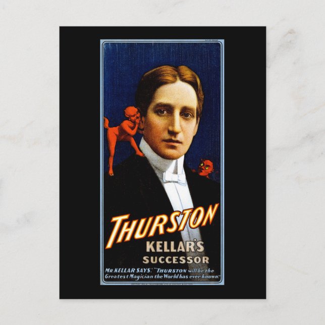 Postal El sucesor de Thurston Kellar (Anverso)