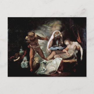 Postal El Sueño De Belinda Por Füssli Johann Heinrich (Me
