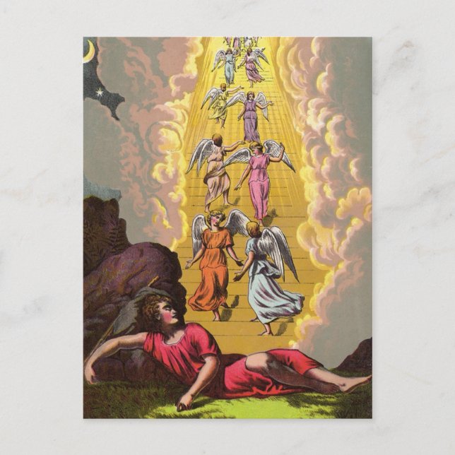 Postal El sueño de Jacob (Anverso)