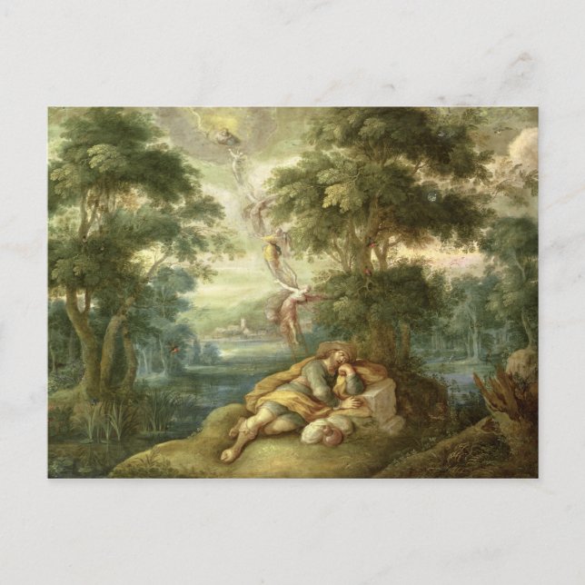 Postal El sueño de Jacob (Anverso)
