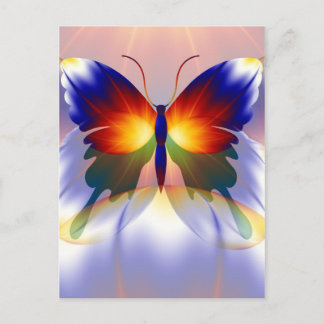 Postal El sueño de una mariposa