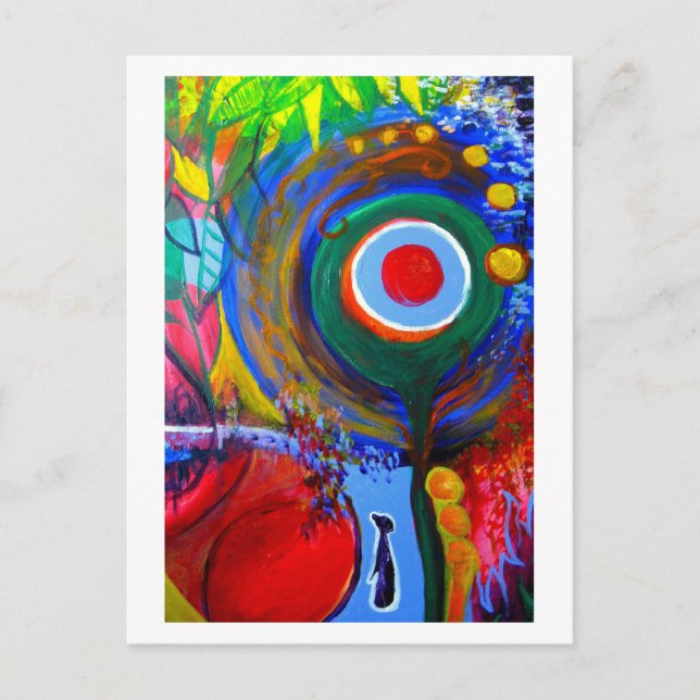 Postal El sueño del oso pequeño (Anverso)