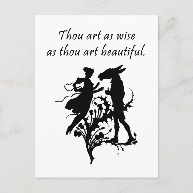 Postal El sueño nocturno de verano (Anverso)