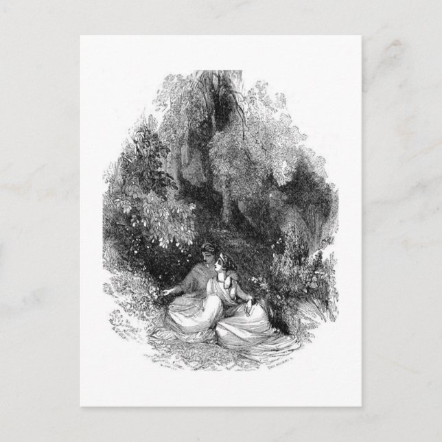 Postal El sueño nocturno de verano (Anverso)