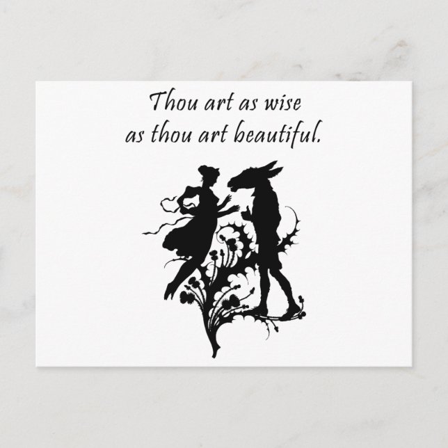 Postal El sueño nocturno de verano (Anverso)