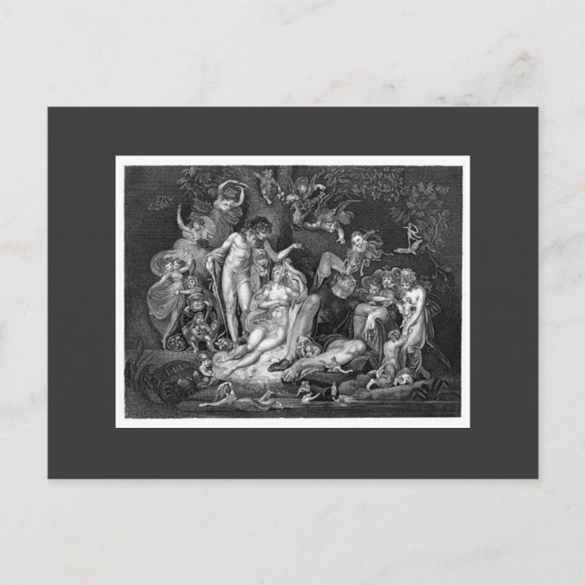 Postal El sueño nocturno de verano (Anverso)