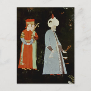 Postal El Sultán Suleyman el magnífico